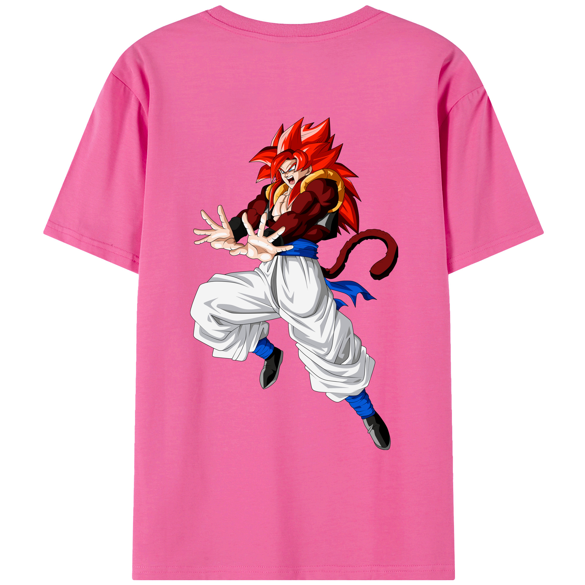 （画像用） ドラゴンボール 孫悟空（そん ごくう）Son Goku カカロット DRAGON BALL Kakarotto レディース半袖Tシャツ(バックプリント)